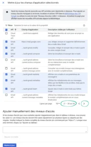 19 API activée