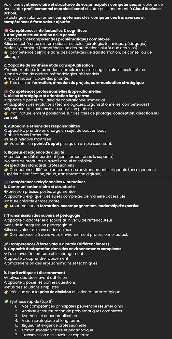 réponse au prompt 2